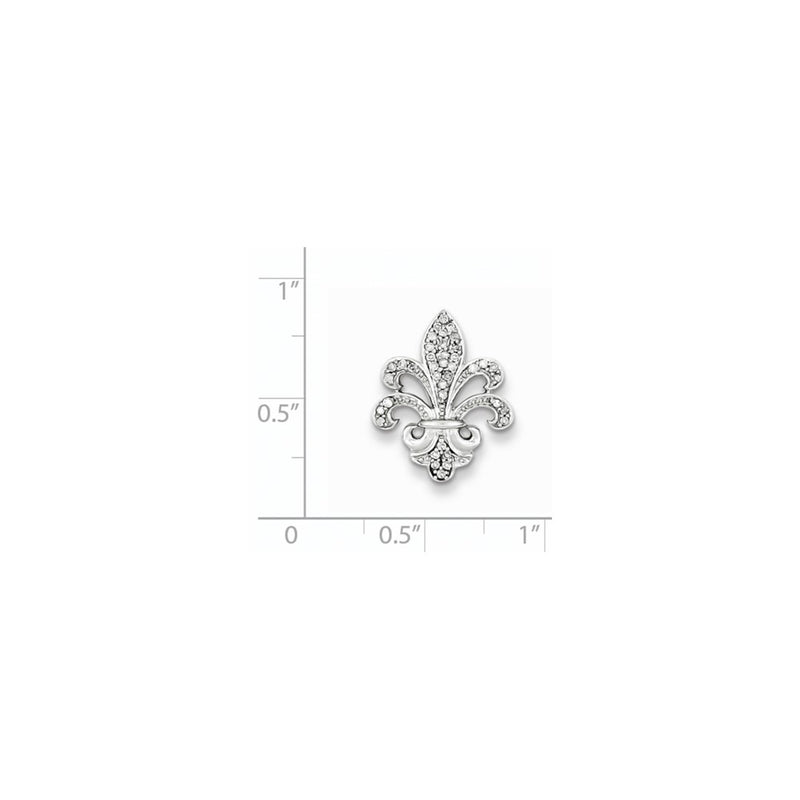 Sterling Silver Diamond Pendant