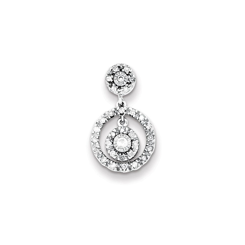 Sterling Silver Diamond Pendant