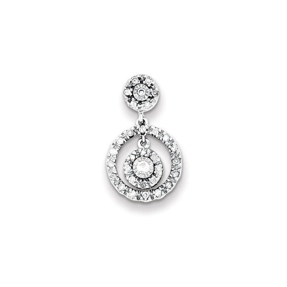 Sterling Silver Diamond Pendant