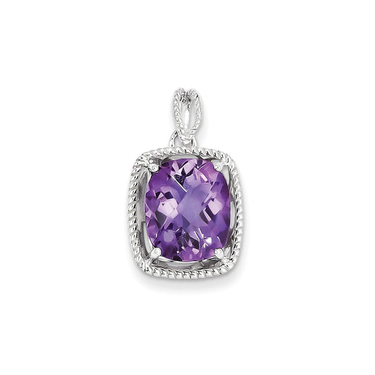 Sterling Silver Amethyst Pendant