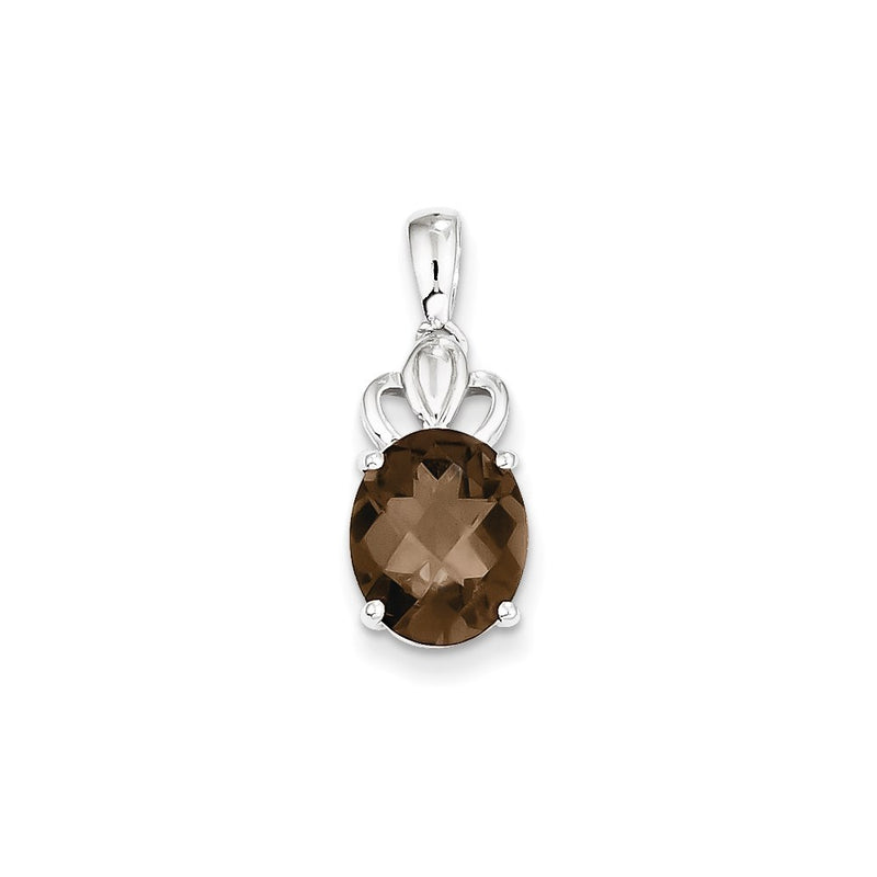 Sterling Silver Smoky Quartz Pendant