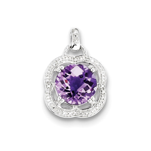 Sterling Silver Amethyst Pendant