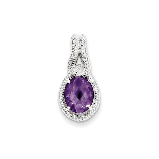 Sterling Silver Amethyst Pendant