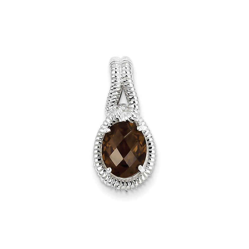 Sterling Silver Smoky Quartz Pendant