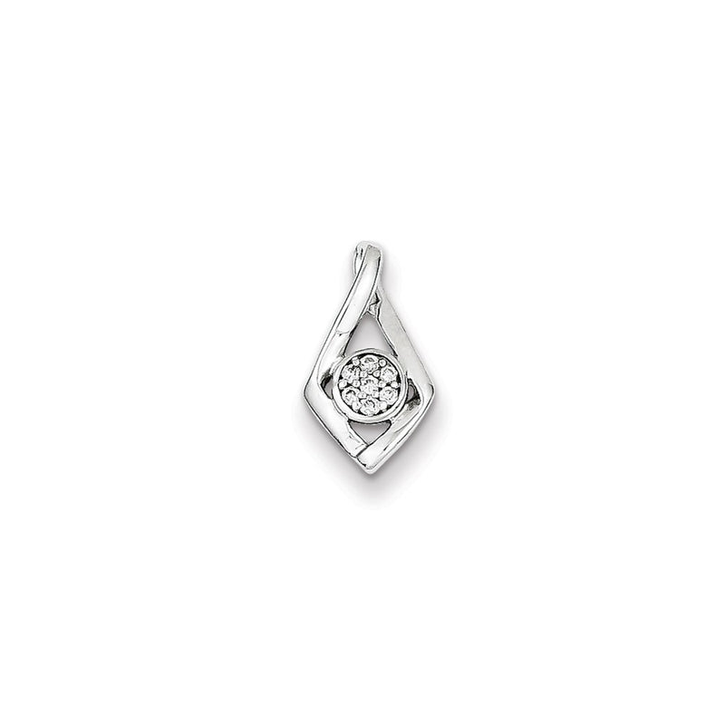 Sterling Silver Diamond Fashion Pendant