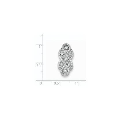 Sterling Silver Diamond Pendant