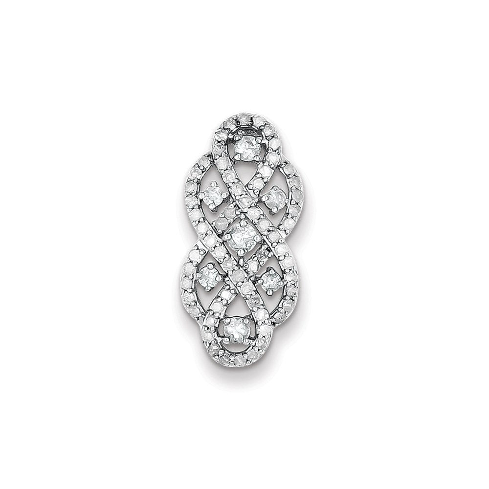 Sterling Silver Diamond Pendant