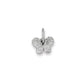 Sterling Silver Diamond Butterfly Pendant