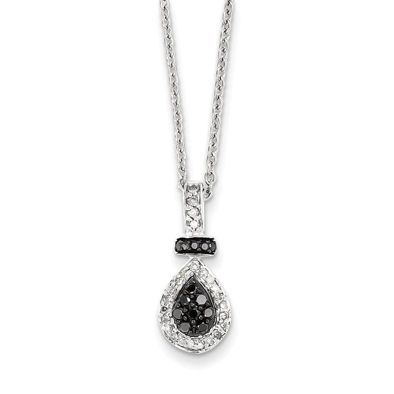 Sterling Silver Diamond Pendant