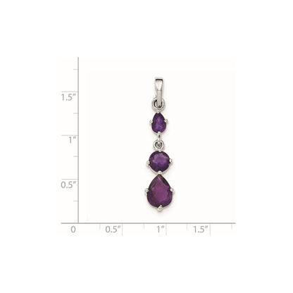 Sterling Silver Amethyst Pendant