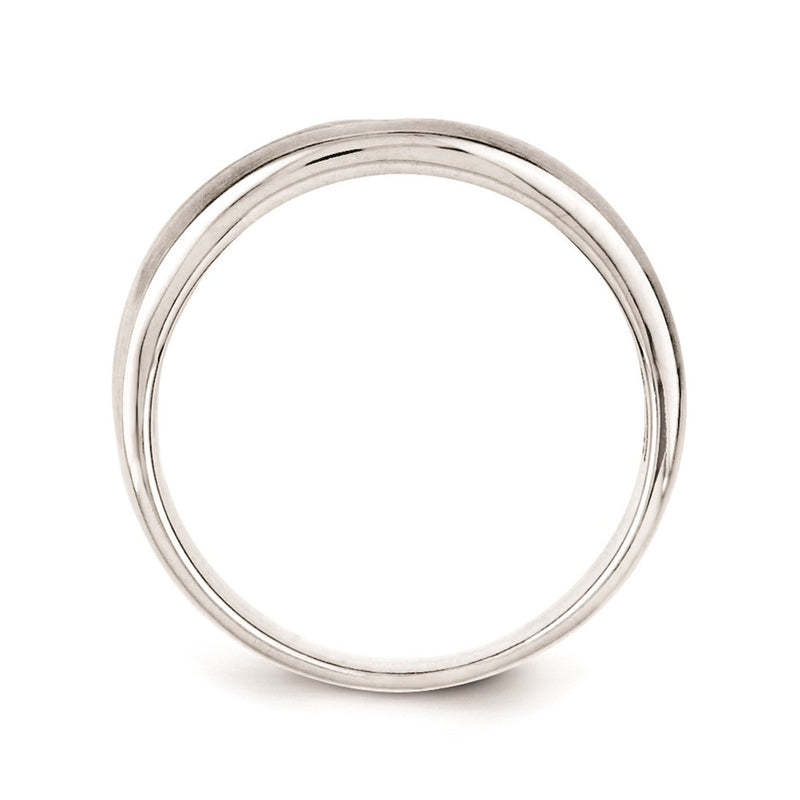 Sterling Silver Diamond Men's Ring