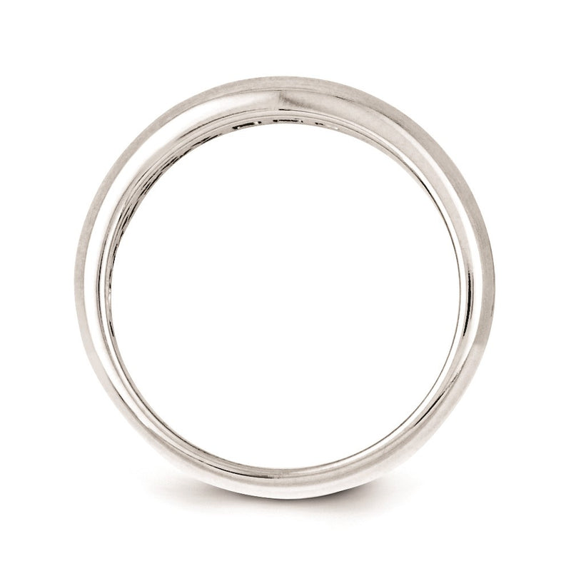 Sterling Silver Diamond Men's Ring