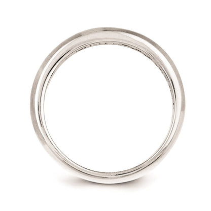 Sterling Silver Belle Amore Diamond & Sapphire Men's Ring