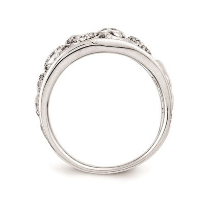 Sterling Silver Belle Amore Diamond Fashion Ring