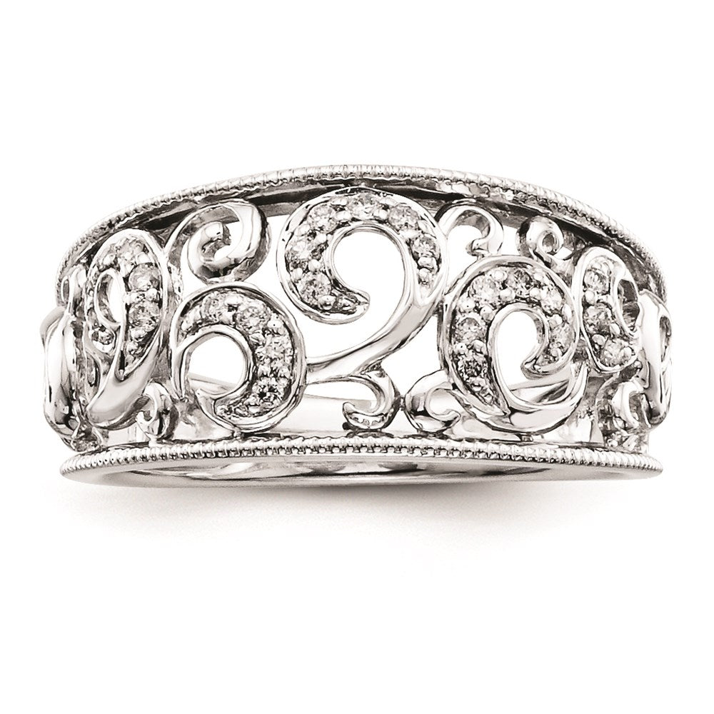 Sterling Silver Belle Amore Diamond Fashion Ring
