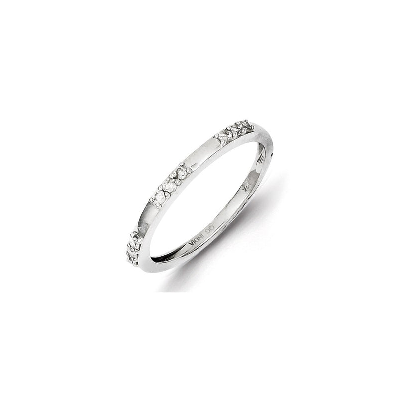 Sterling Silver Diamond Ring
