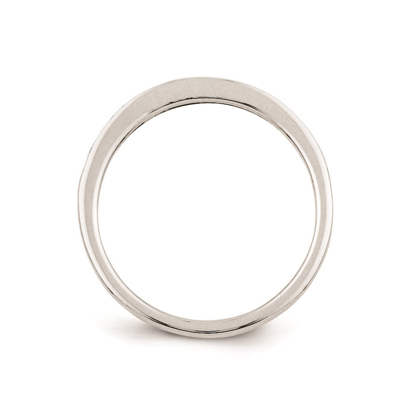 Sterling Silver Belle Amore Diamond Wedding Band