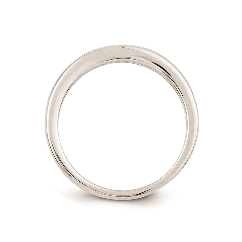 Sterling Silver Belle Amore Diamond Wedding Band