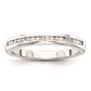 Sterling Silver Belle Amore Diamond Wedding Band