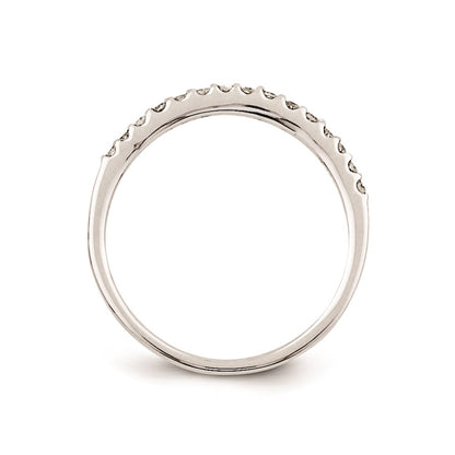 Sterling Silver Belle Amore Diamond Wedding Band