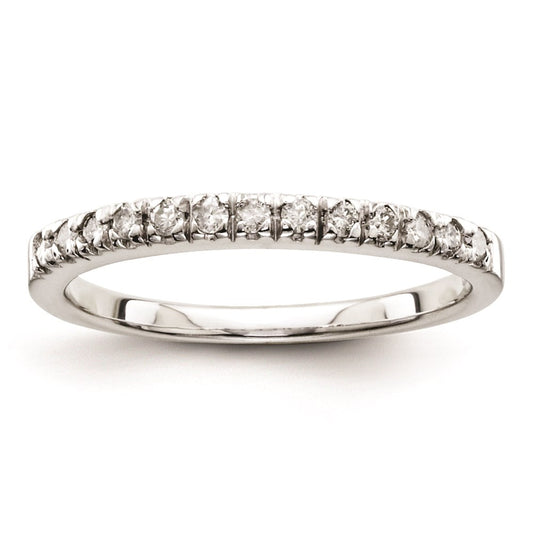 Sterling Silver Belle Amore Diamond Wedding Band