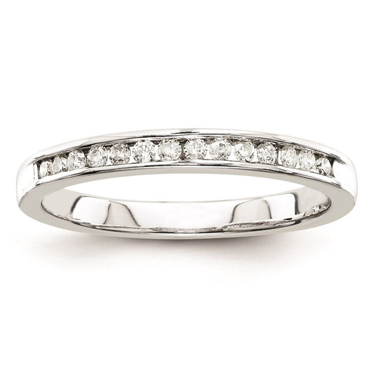 Sterling Silvadium Belle Amore Diamond Wedding Band