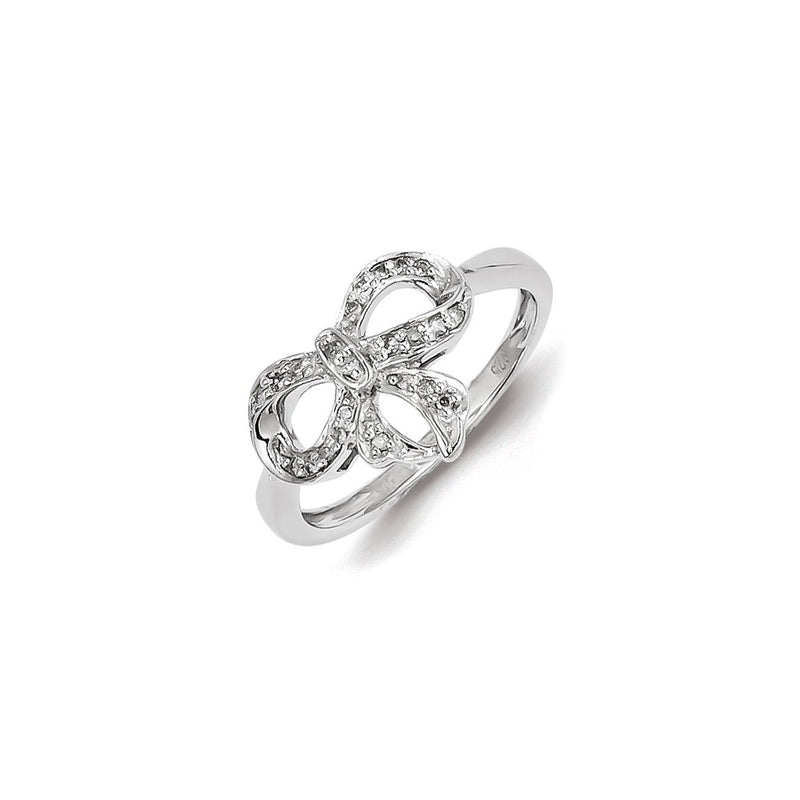 Sterling Silver Diamond Fashion Ring
