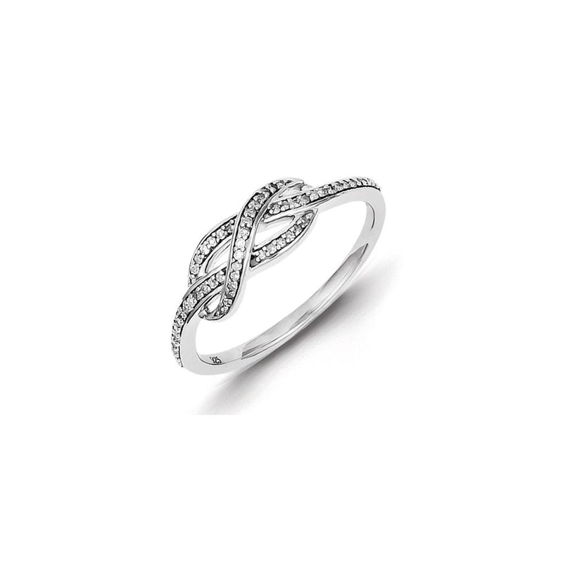 Sterling Silver Diamond Ring