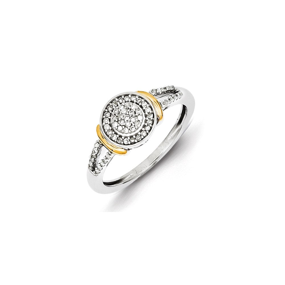 Sterling Silver & 14K Two Tone Ring