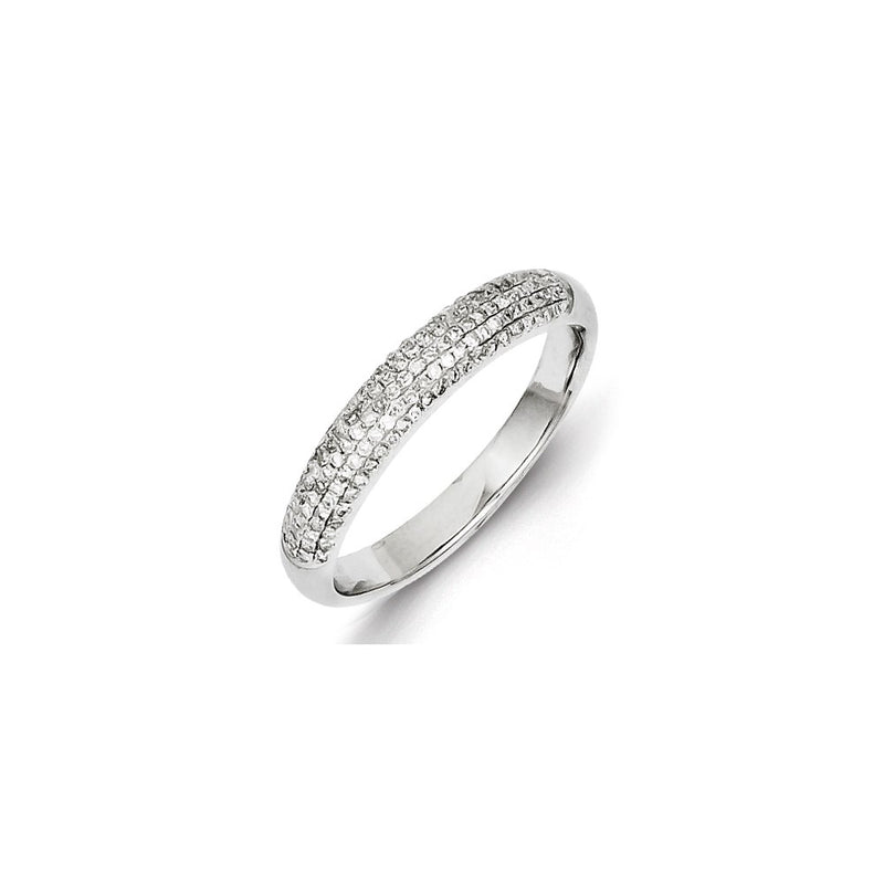 Sterling Silver Diamond Band Ring