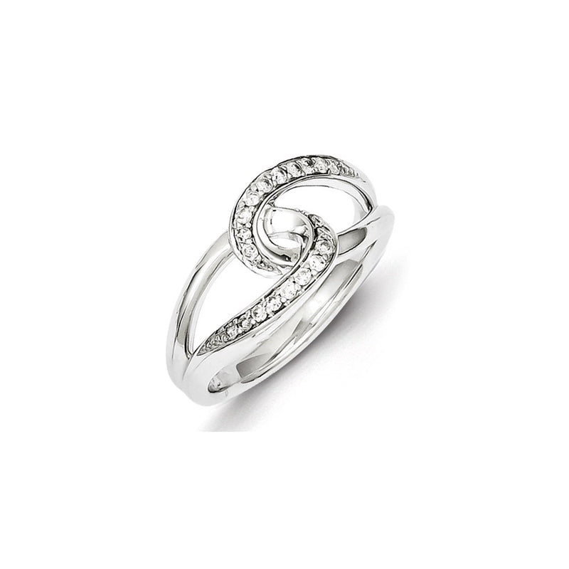 Sterling Silver & Diamond Ring