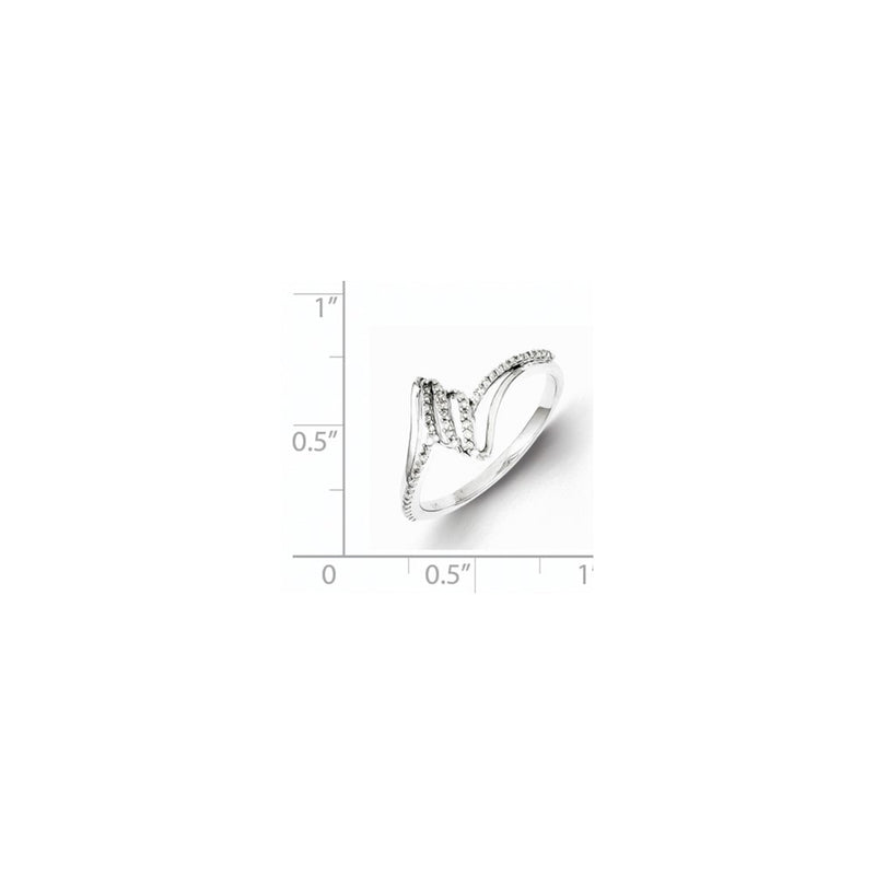 Sterling Silver Diamond Ring