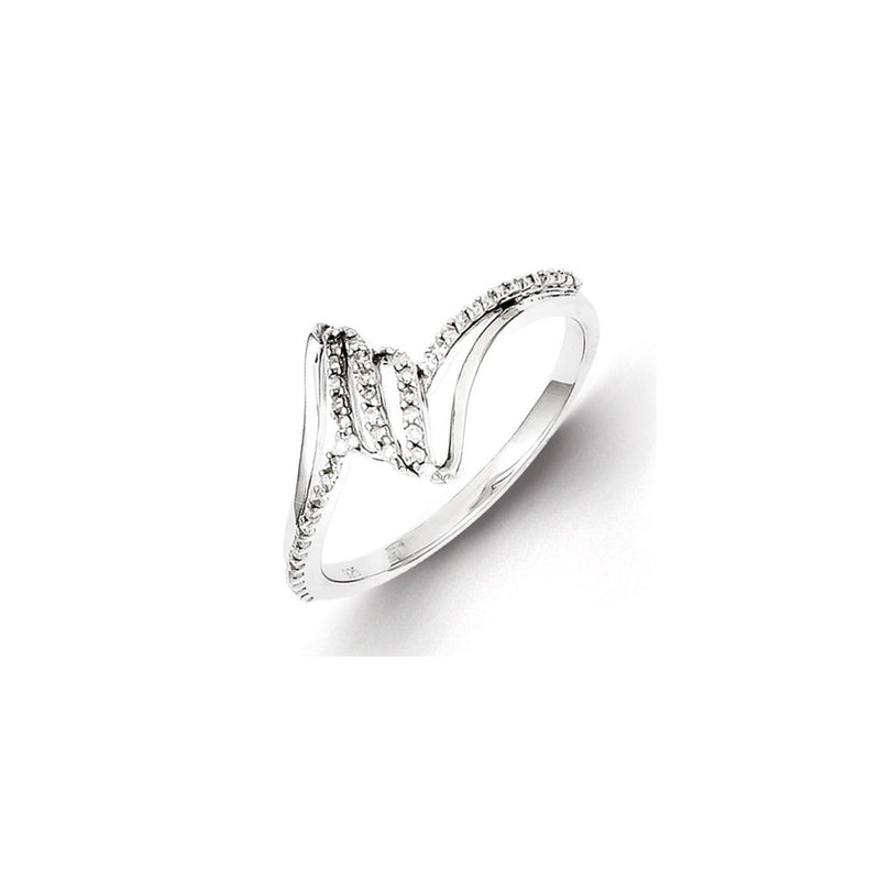 Sterling Silver Diamond Ring