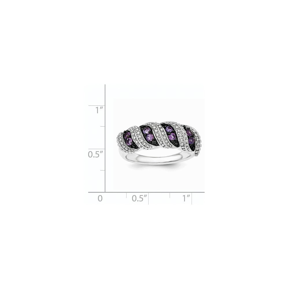 Sterling Silver Amethyst Ring
