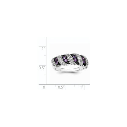 Sterling Silver Amethyst Ring