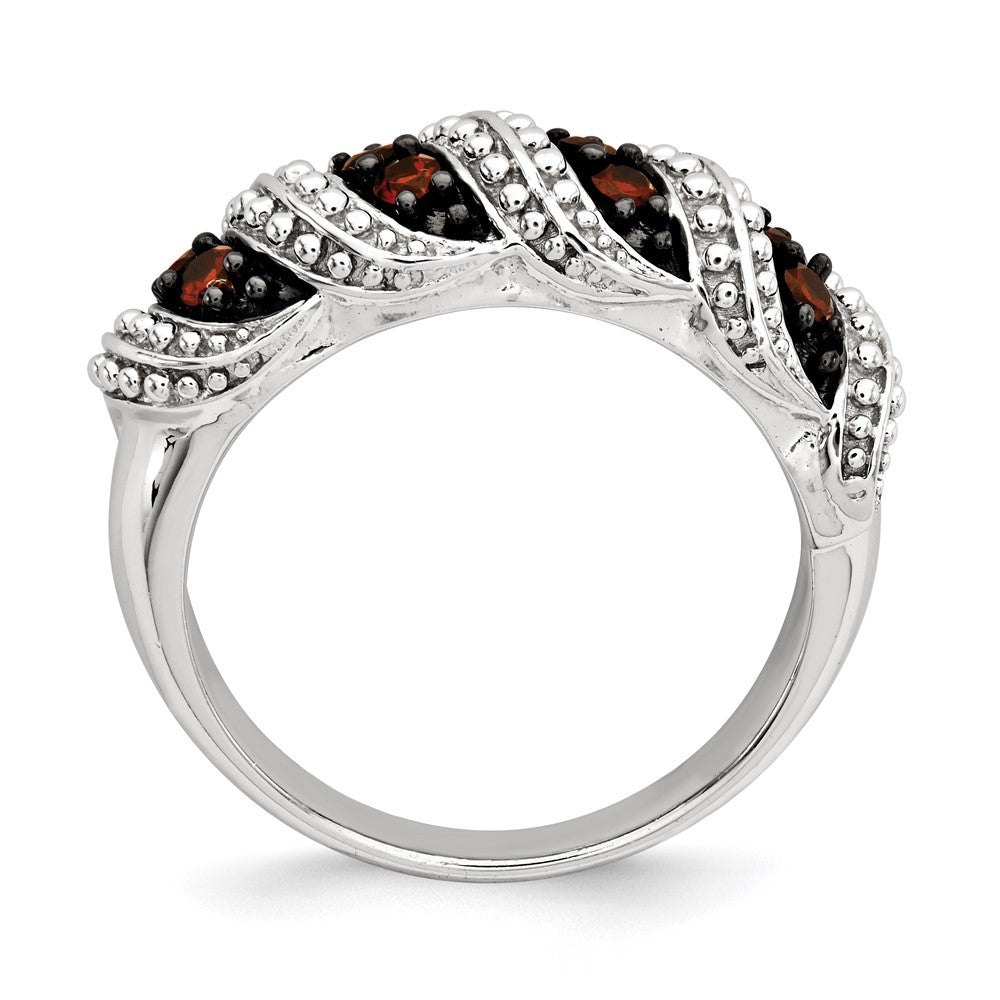 Sterling Silver Garnet Ring