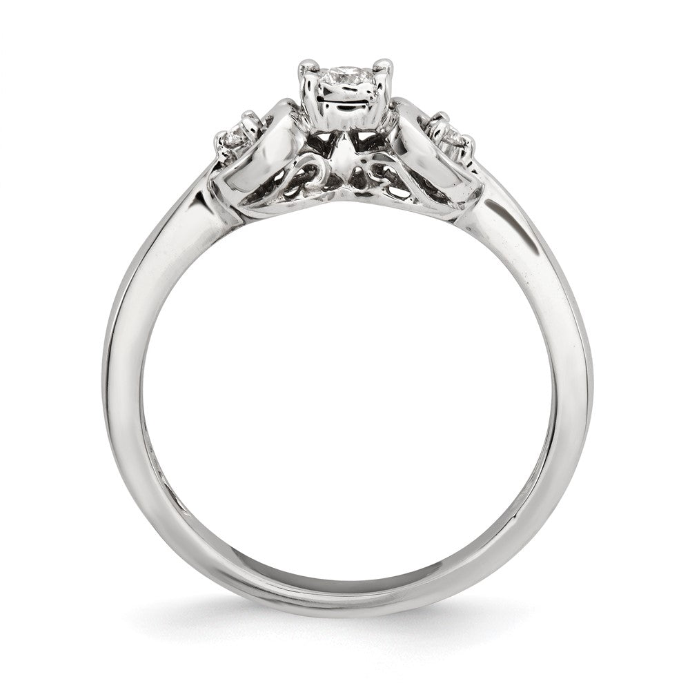 Sterling Silver Diamond Ring