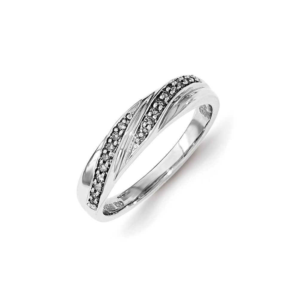 Sterling Silver Diamond Ring