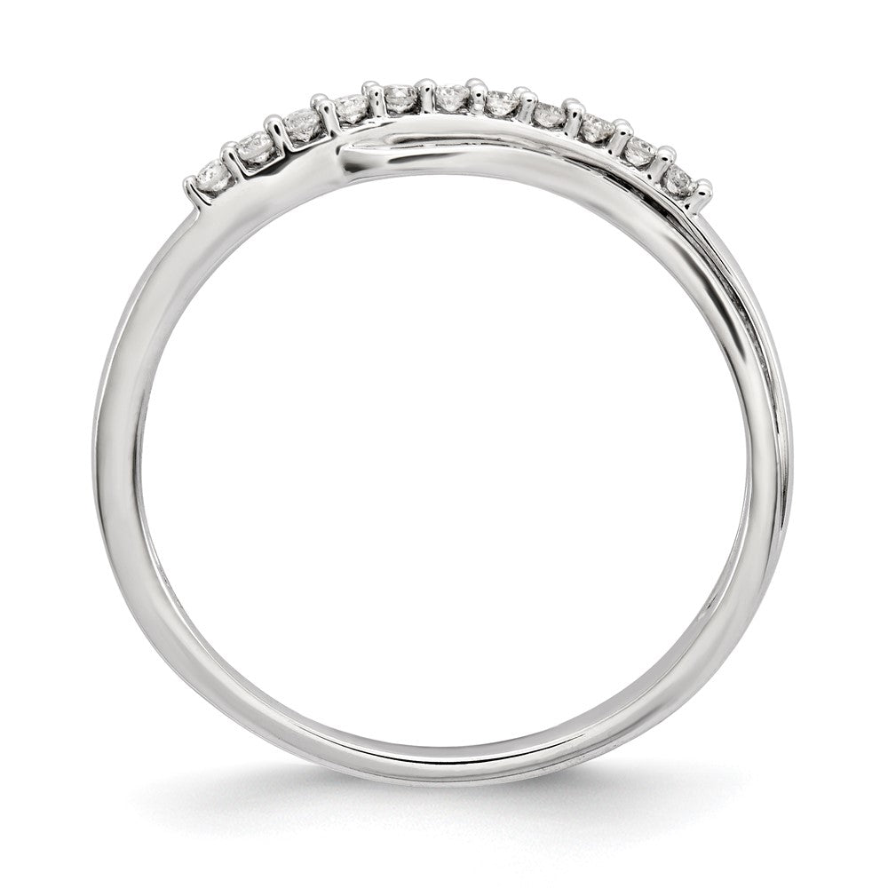 Sterling Silver Diamond Polished Ring