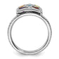 Sterling Silver Stackable Expressions Gemstone Ring