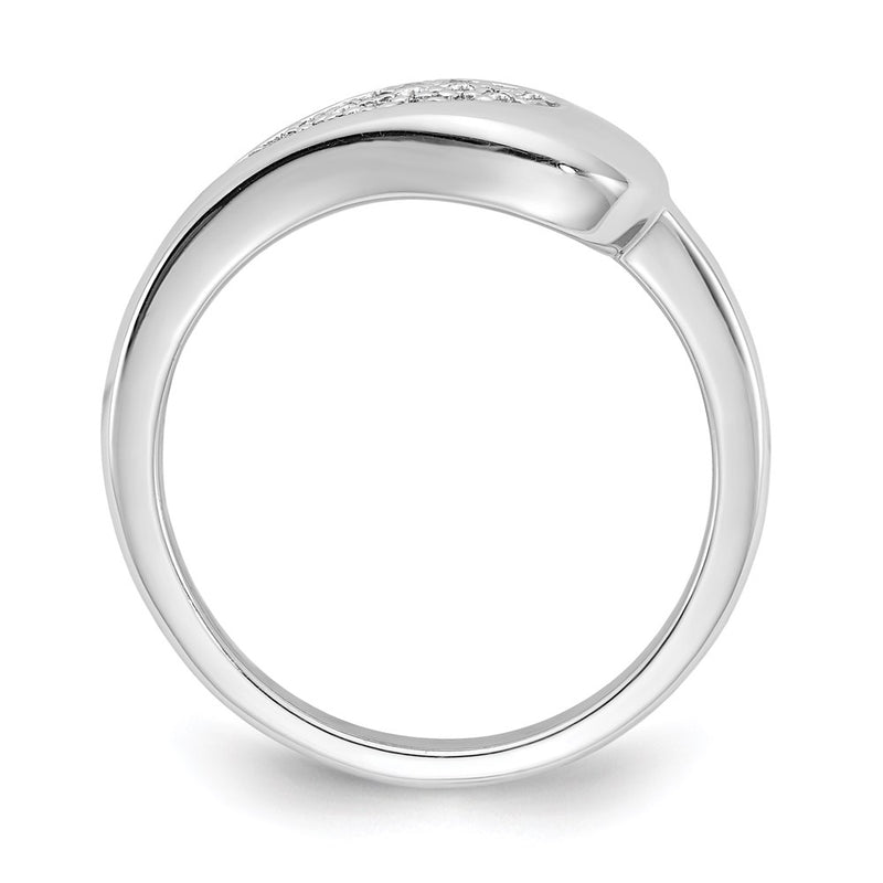 SS White Ice .07ct. Diamond Ring