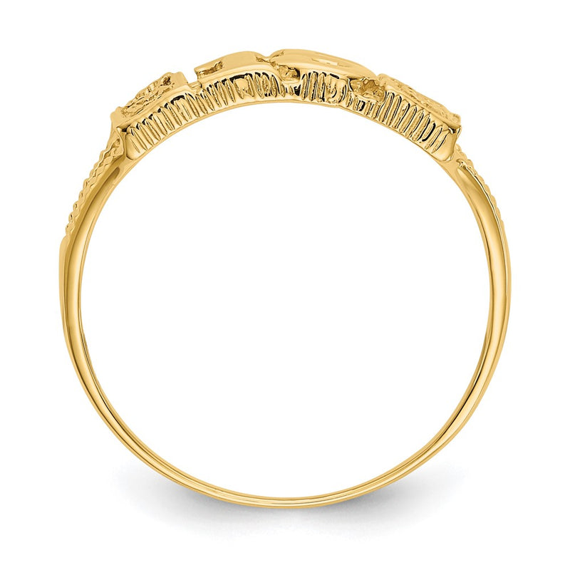 14K Yellow Gold 15 RING