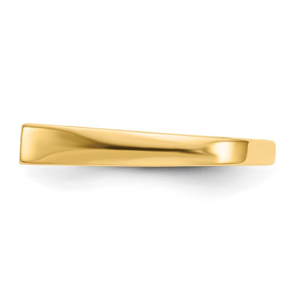 14K Yellow Gold Childs Diamond-Cut Ring