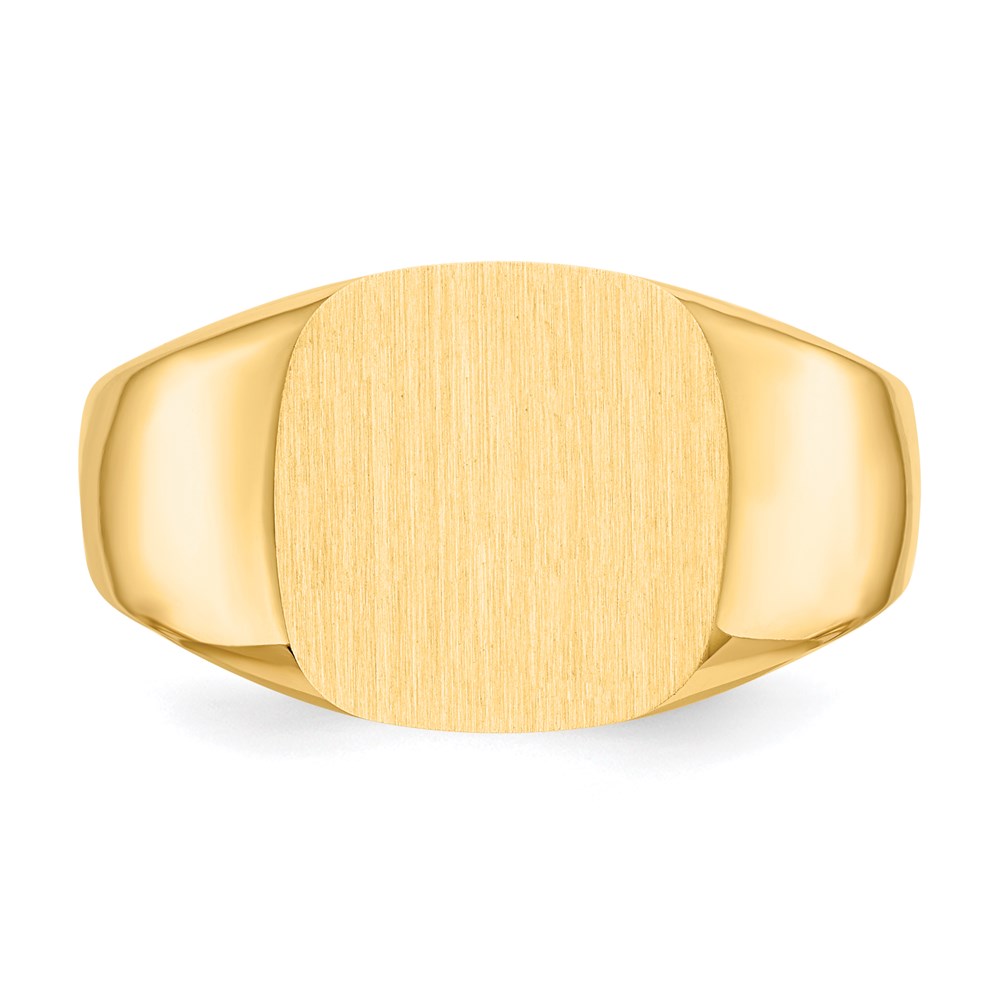 14K Yellow Gold Men's Signet Ring