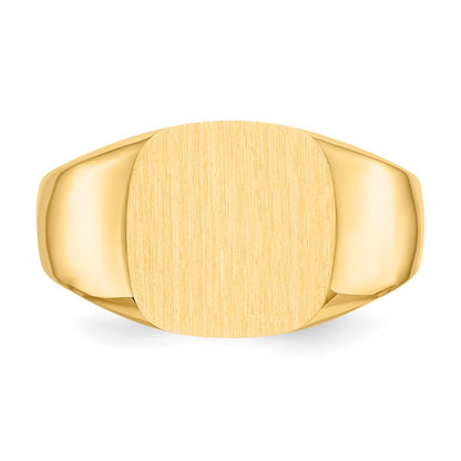 14K Yellow Gold Men's Signet Ring