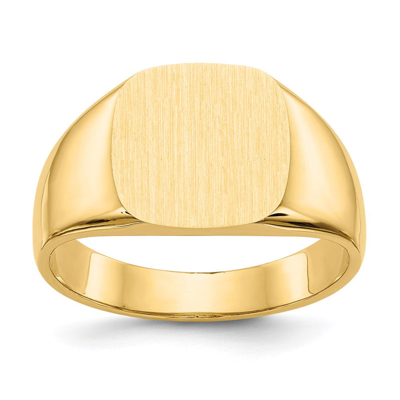 14K Yellow Gold Men's Signet Ring