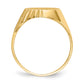 14K Yellow Gold Men's signet Ring