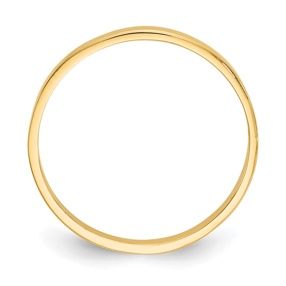 14K Yellow Gold High Polished Band Childs Ring
