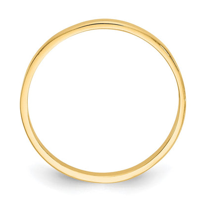 14K Yellow Gold High Polished Band Childs Ring