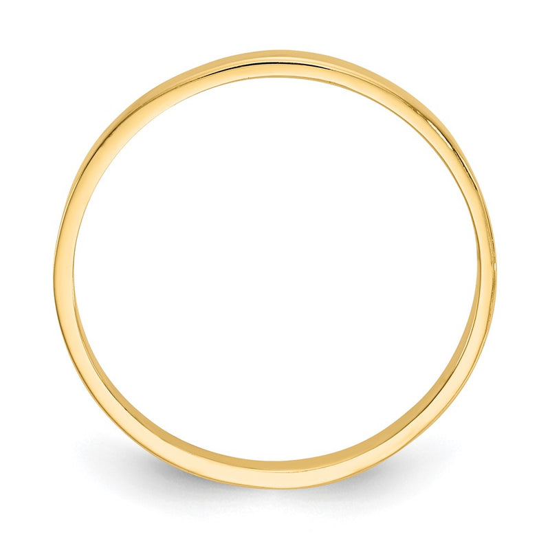 14K Yellow Gold High Polished Band Childs Ring